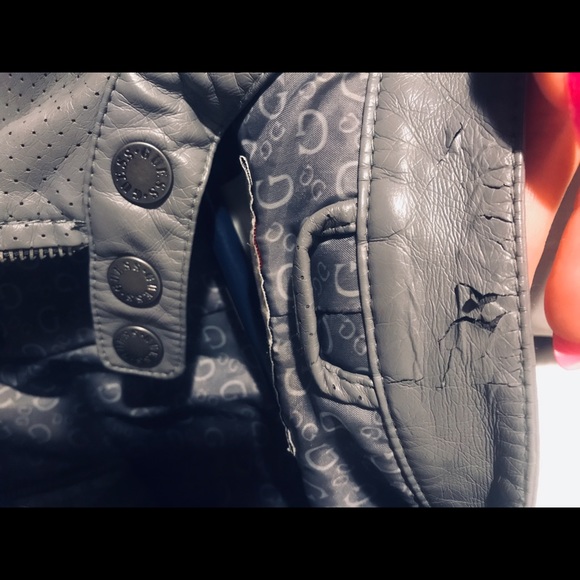 Super Cute Guess Leather Jacket - Picture 4 of 5